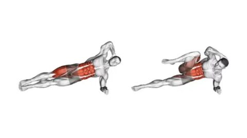 Abdominal na prancha lateral