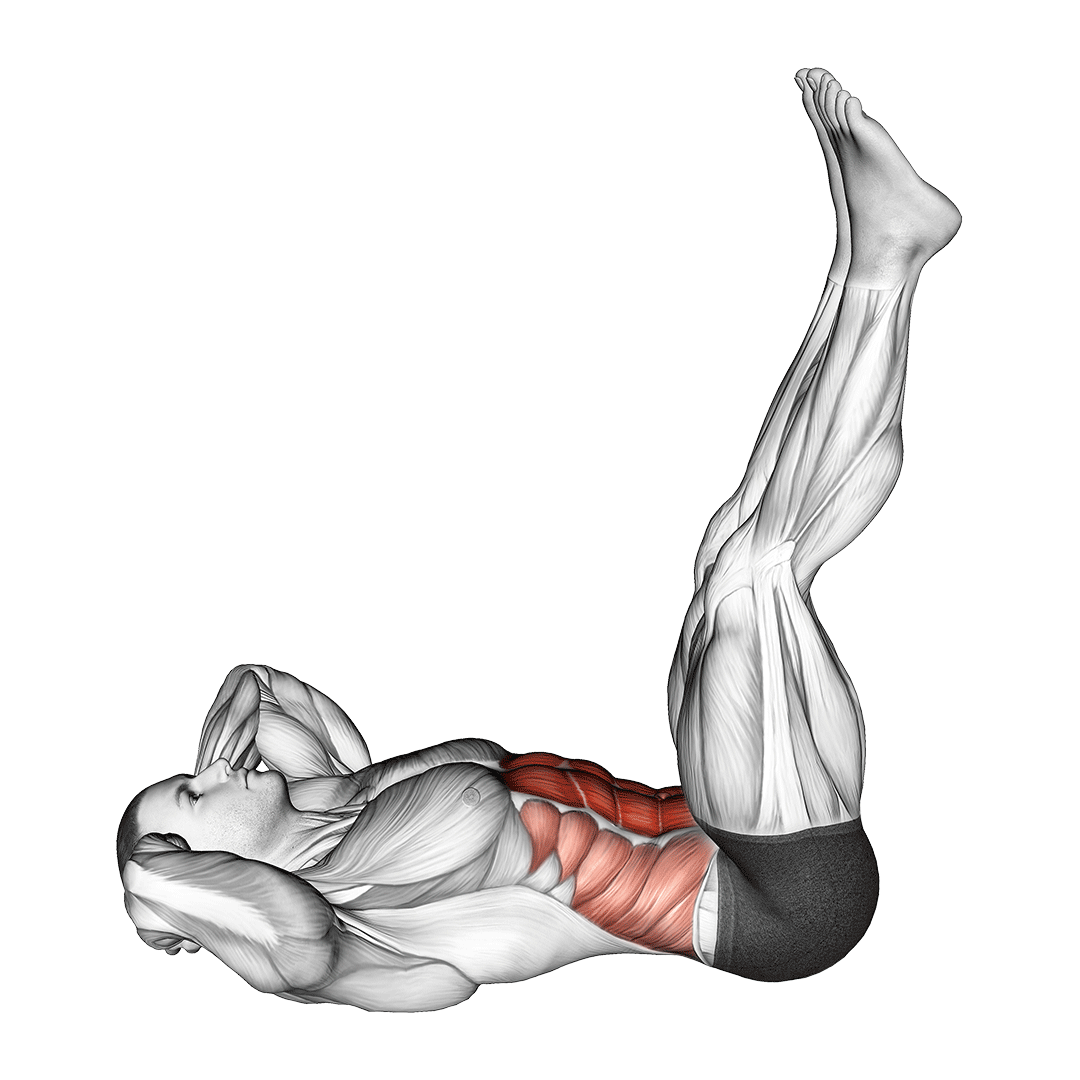 Abdominal com Pernas Retas