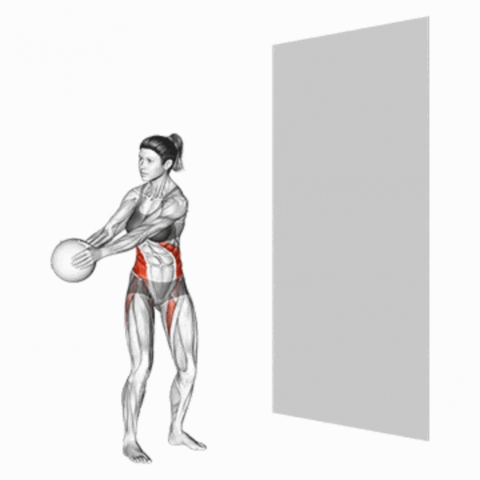 Arremesso Rotacional de Medicine Ball na Parede
